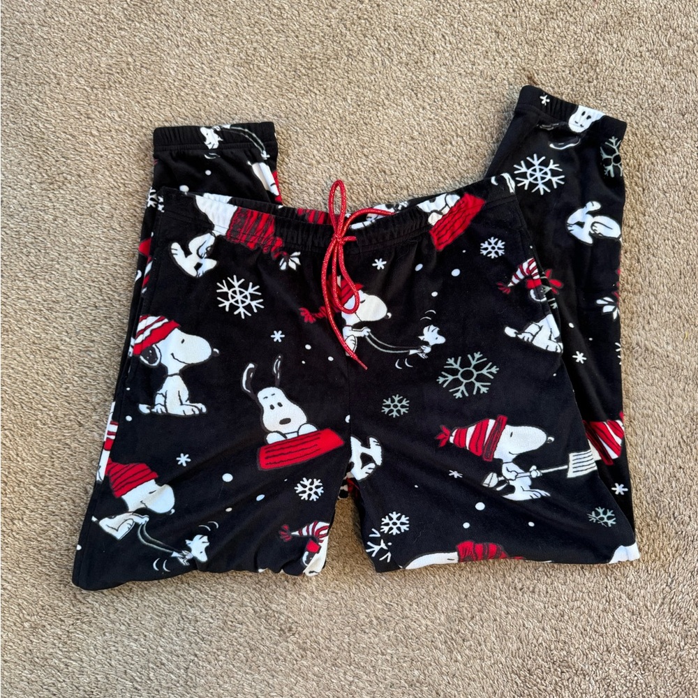 Christmas Peanuts Snoopy Pj Bottom